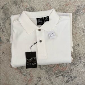 Jos. A. Bank Traveler White Polo Shirt